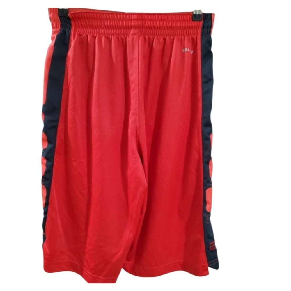 Nike Red and Black Men's Dri-Fit Shorts